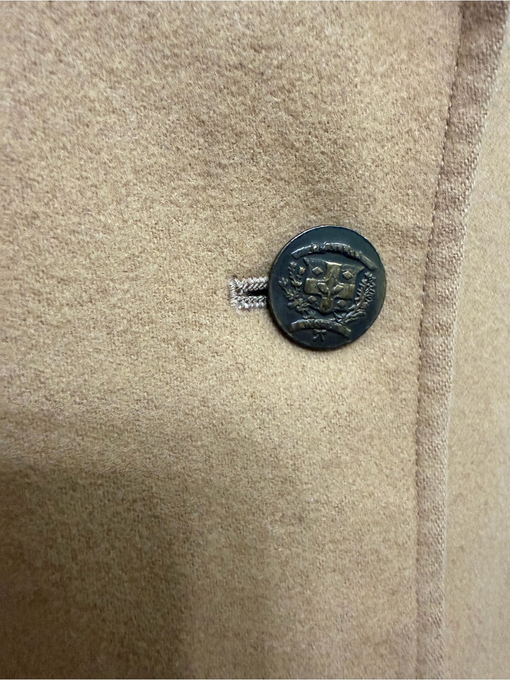 Vintage Bon Chic‎ by Silver Ox Camel Wool Blend Blazer Jacket - Picture 2 of 10